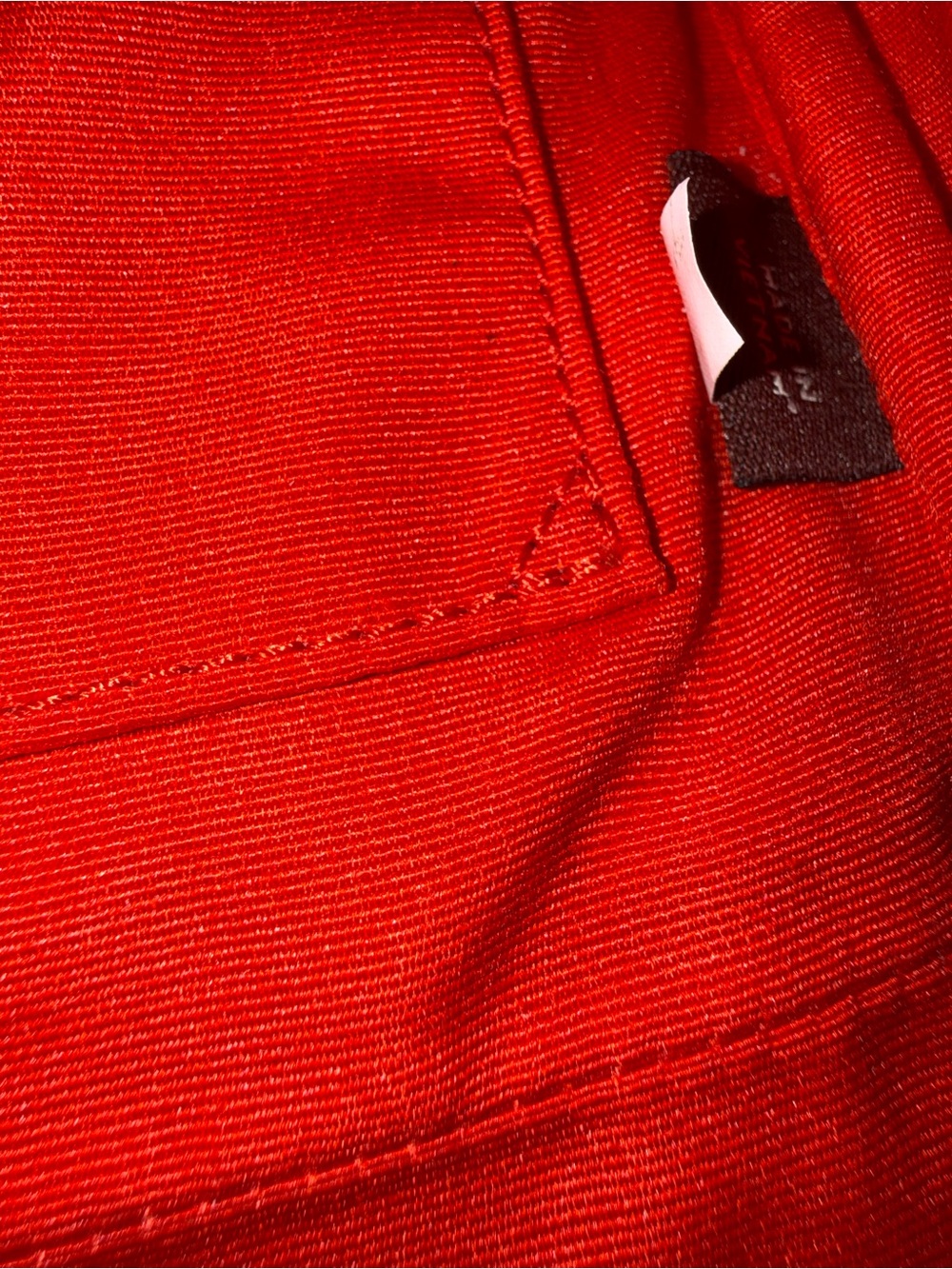 Coach Red Leather Shoulder Bag with Gold Chain - Picture 7 of 8